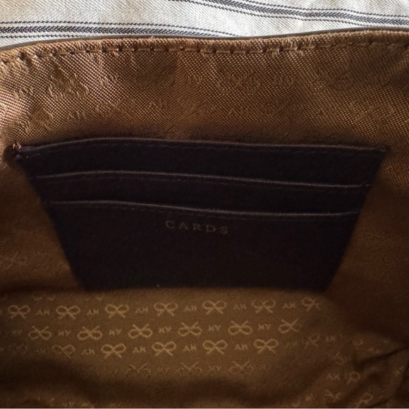 Anya Hindmarch Maxi Zip Aubergine Leather Crossbody Bag + Dust Bag - Picture 11 of 13